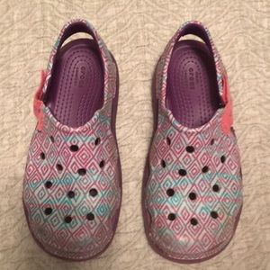 Purple crocs size 13